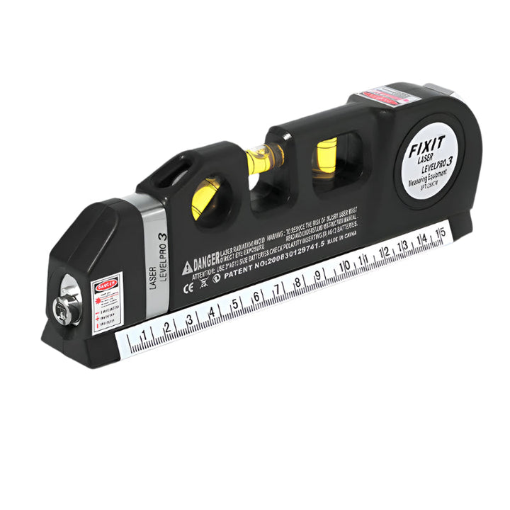 Lisslune | Leo MeasurePro 4-in-1 Tool – Laser Level with Ruler, Level and Protractor
