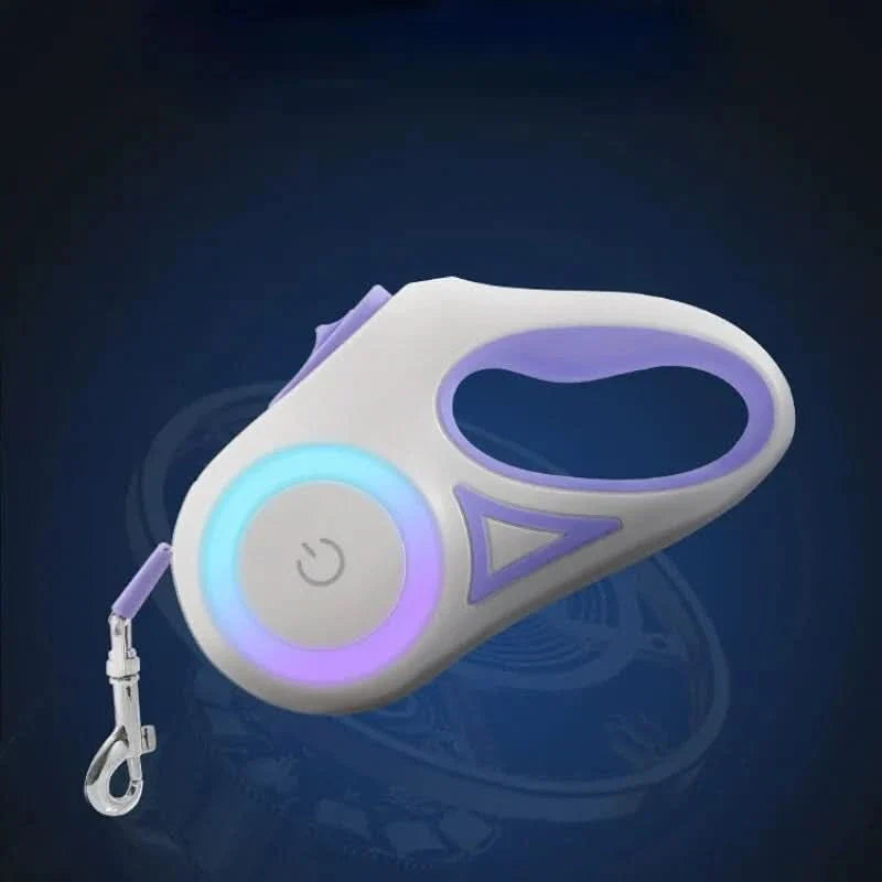 Lisslune | AutoLeash Glow – Automatic dog leash with LED light for walks during day & night