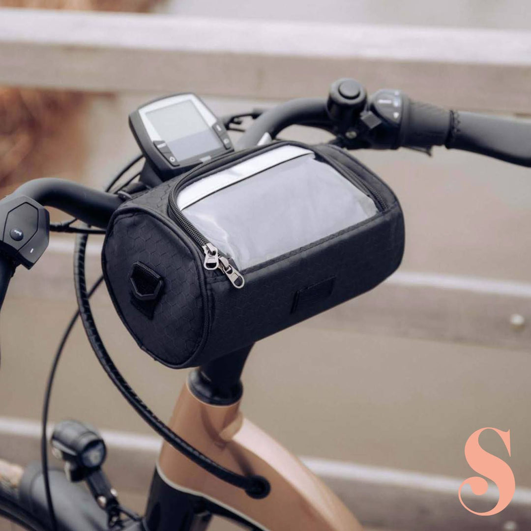 Lisslune | Waterproof Bicycle Bag with Phone Window – Adjustable Handlebar Bag