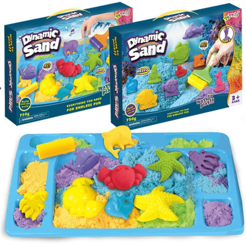 Lisslune | Imagisand Creations – Creative Sensory Sand Set for Kids – Build, Shape, and Play Without Mess