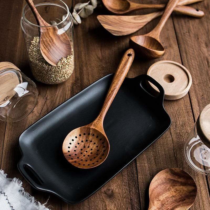Lisslune | TeakWare - 7-piece sustainable kitchen utensil set