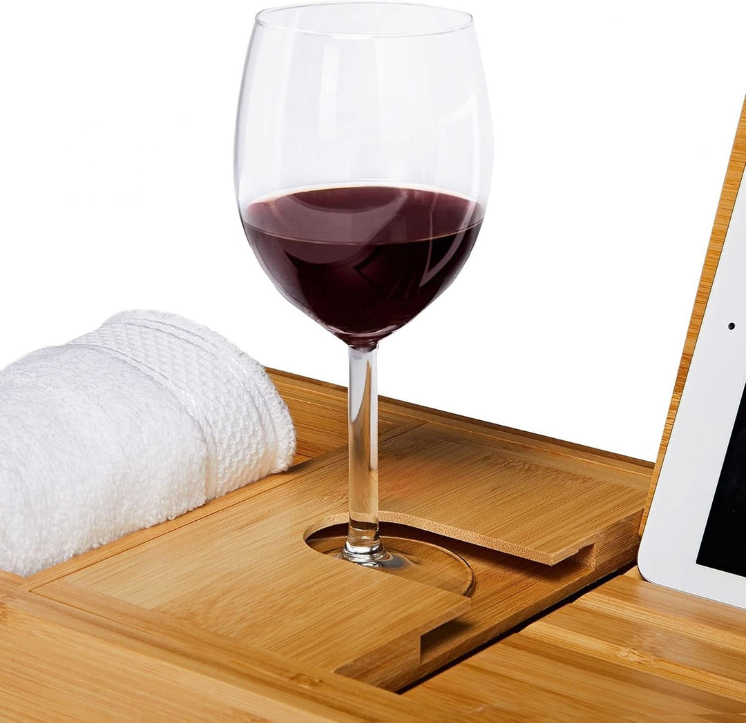 Lisslune | BambooBliss – extendable bath caddy