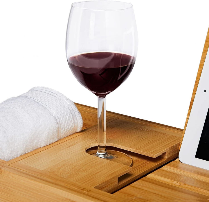 Lisslune | BambooBliss – extendable bath caddy