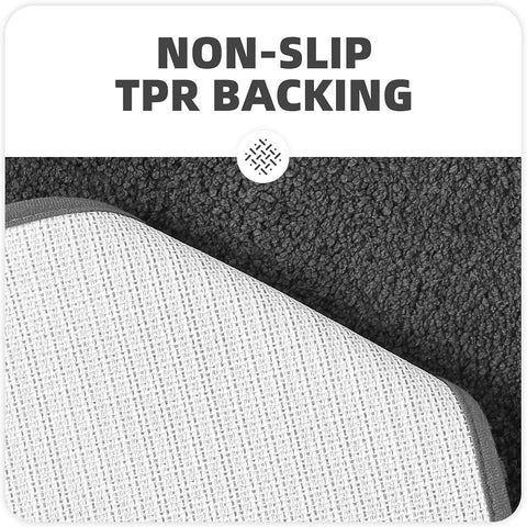 Lisslune | Plush Bath Rug | Ultra-Soft, Highly Absorbent & Non-Slip for Bathroom Safety and Comfort