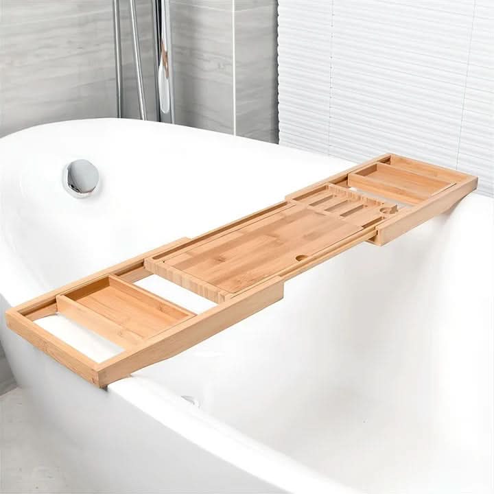 Lisslune | BambooBliss – extendable bath caddy