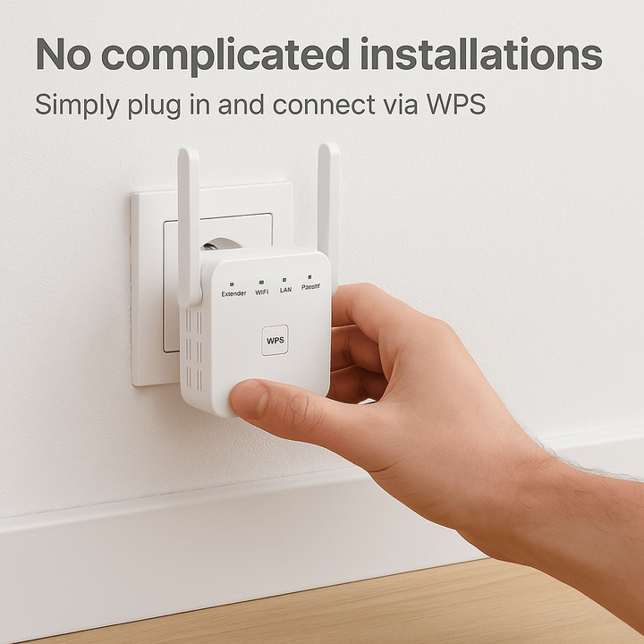 Lisslune | UltraXtend 5G WiFi Booster UK – Best Dual-Band WiFi Extender for Home & Garden Signal Coverage