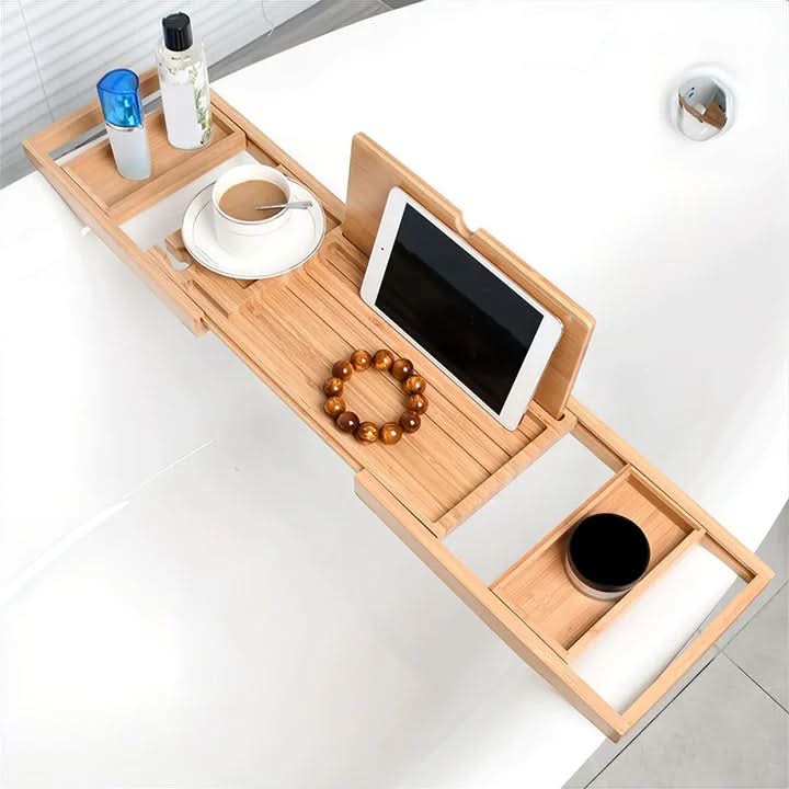 Lisslune | BambooBliss – extendable bath caddy