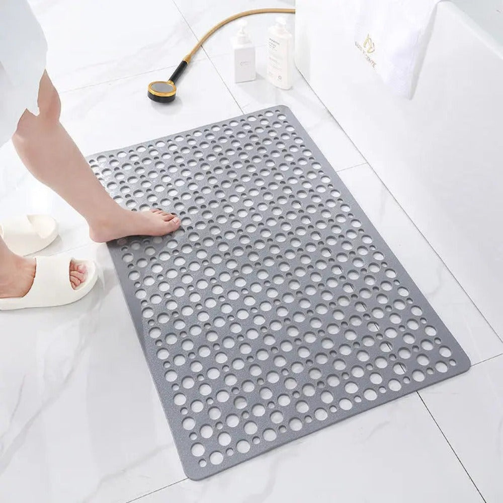 Lisslune | AquaGuard Non-Slip Shower Mat – Hygienic Bath Mat with Suction Cups and Quick-Drying Design