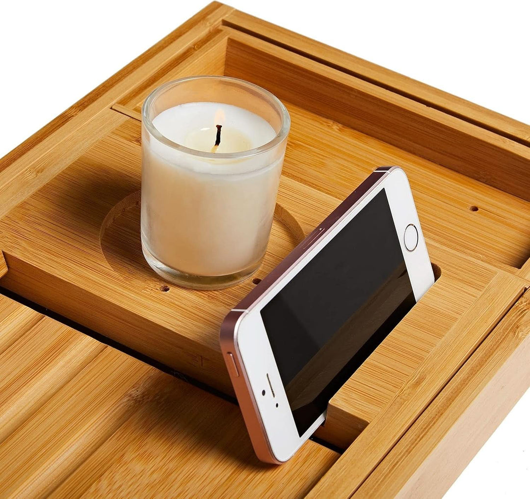 Lisslune | BambooBliss – extendable bath caddy