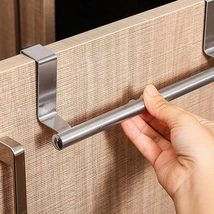 Lisslune | Towel holder made of stainless steel for cabinet doors