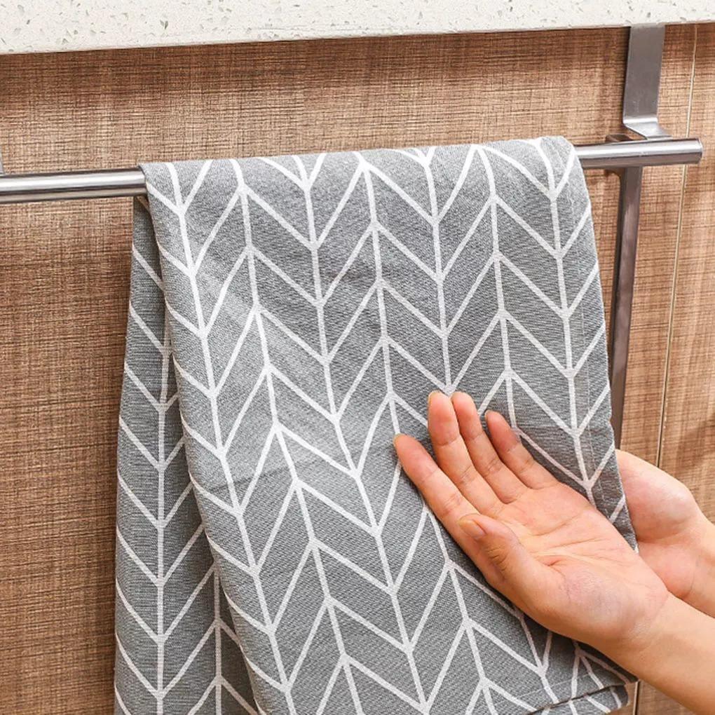 Lisslune | Towel holder made of stainless steel for cabinet doors