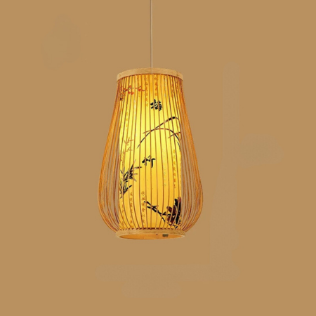 Lisslune | BambuLume Elegant Pendant Light – Natural Beauty and Cozy Lighting