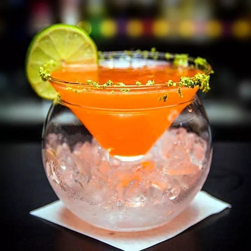 Lisslune | Crystal Iced Cone Cocktail Glass