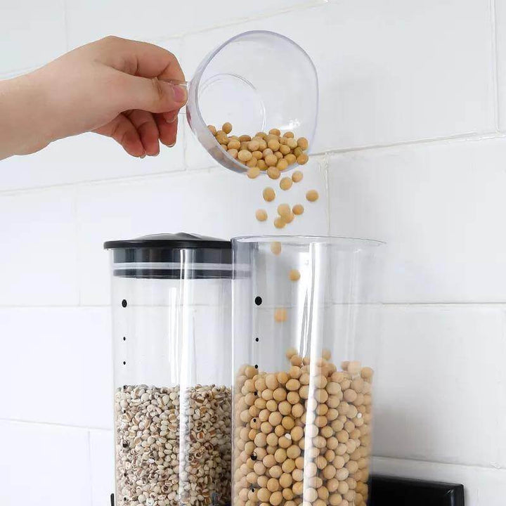 Lisslune | Wall-Mounted Transparent Cereal Dispenser