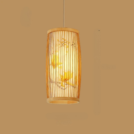 Lisslune | BambuLume Elegant Pendant Light – Natural Beauty and Cozy Lighting