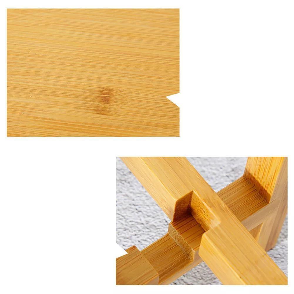 Lisslune | BambooElevate Plant Stand made of bamboo wood | Adjustable & Stable | Perfect for indoors