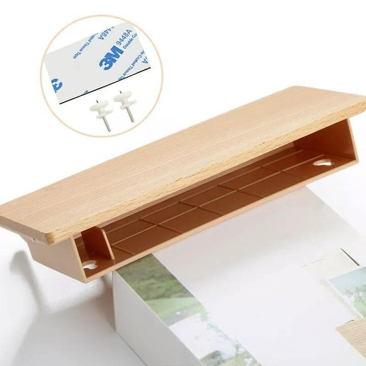 Lisslune | KeyOrganize Wood Key Holder Wall Shelf | Multifunctional & Stylish | Wall Decor & Storage