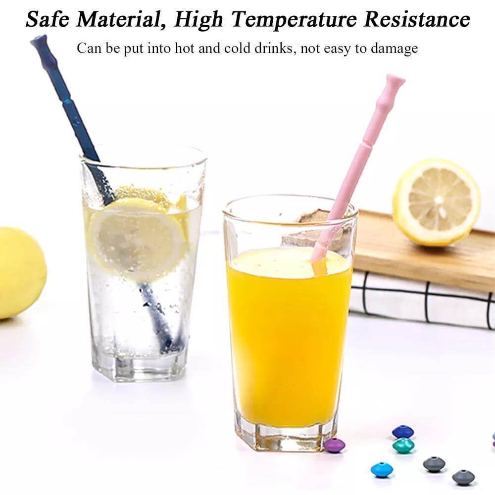 Lisslune | Foldable Reusable Silicone Straw