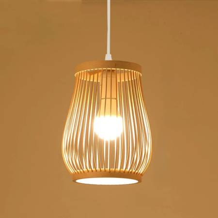 Lisslune | BambuLume Elegant Pendant Light – Natural Beauty and Cozy Lighting
