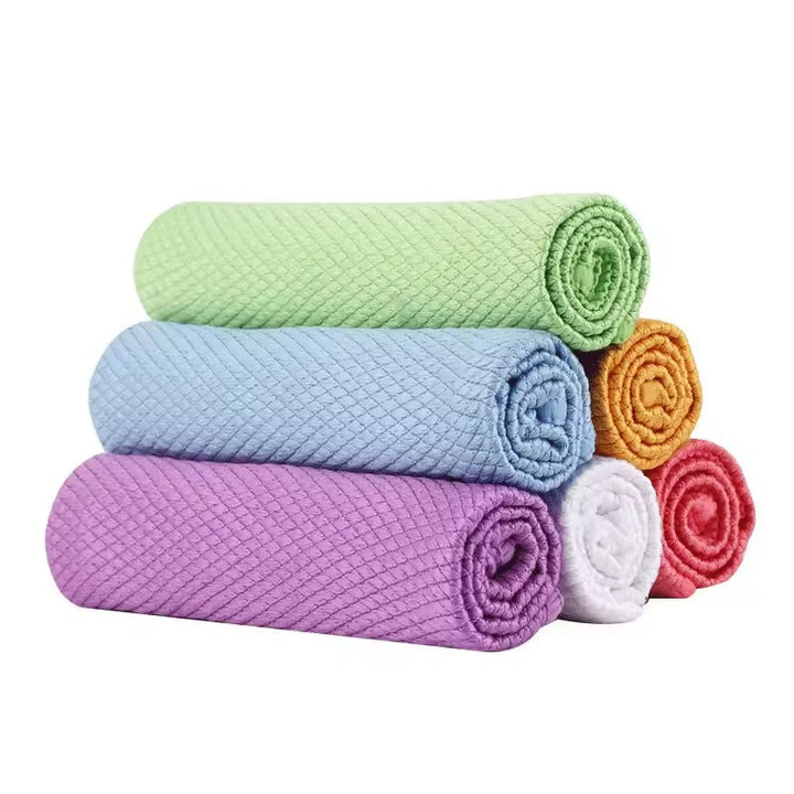 Lisslune | Soft Touch Wonder Cloth – Stripe-Free Cleaning of Glass, Mirrors & Stainless Steel