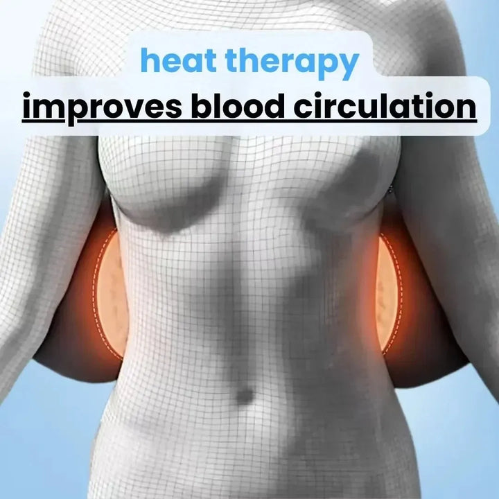 Lisslune | Back Pain Massager with Heat & Vibration, Spinal Support for Sciatica Relief, Lower Back Pain & Posture Correction – 3-in-1 Home Therapy