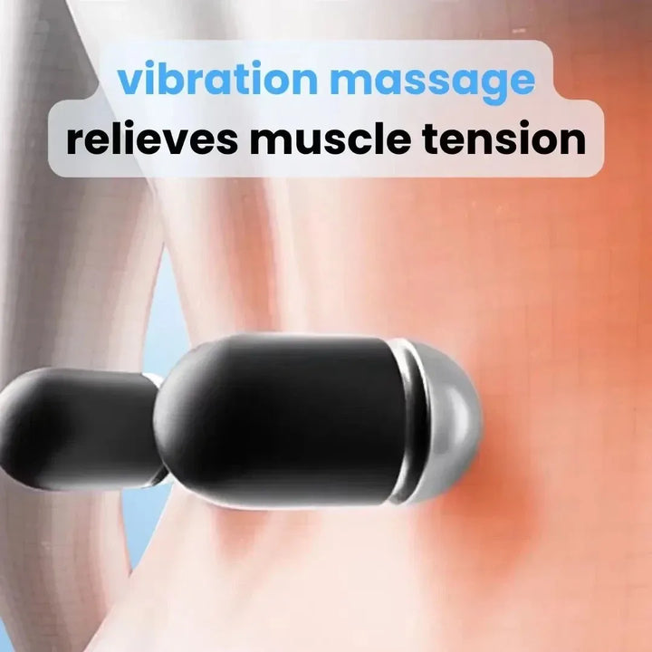 Lisslune | Back Pain Massager with Heat & Vibration, Spinal Support for Sciatica Relief, Lower Back Pain & Posture Correction – 3-in-1 Home Therapy