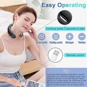 Lisslune | Electric Neck Massager with Heat Function & 3 Modes