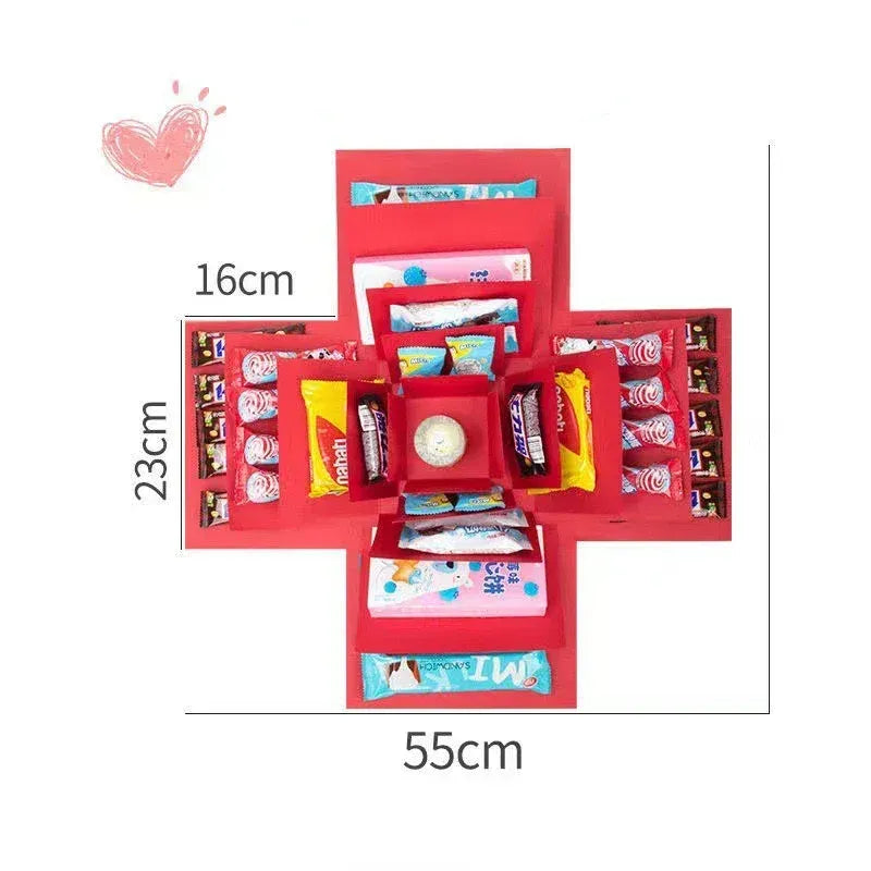 Lisslune | Luxury Surprise Gift Box with Candy and Chocolate – Original Gift