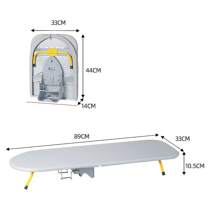 Lisslune | Foldable Compact Ironing Board with Storage Hook