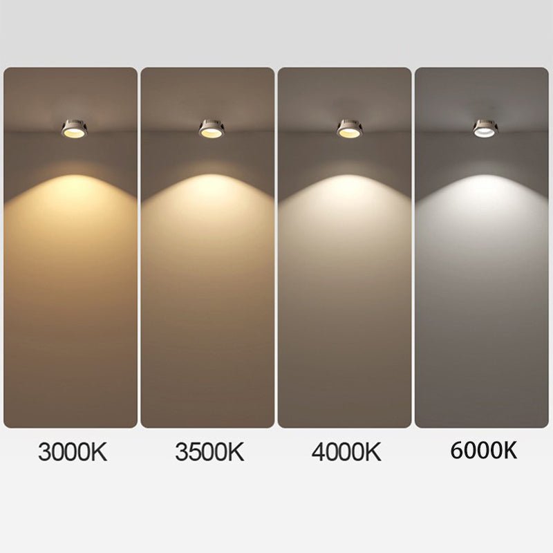 Lisslune | Origo Minimalistic LED Ceiling Light - Adjustable Round Recessed Lamp