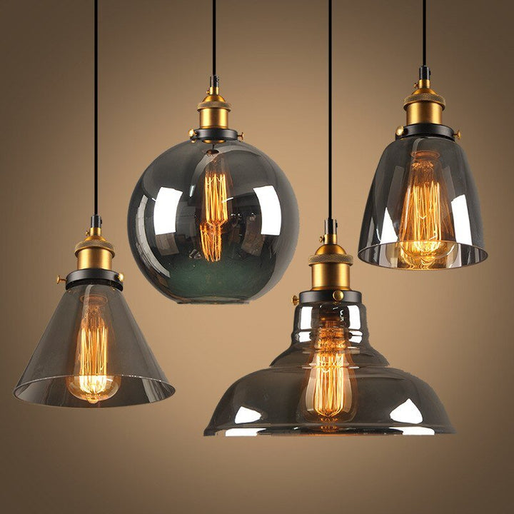 Lisslune | GlassHaven – Elegant Industrial Pendant Lamp