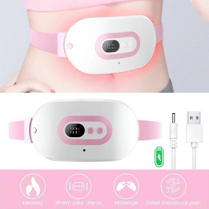Lisslune | Menstrual Belt Period Cramp Relief Massager