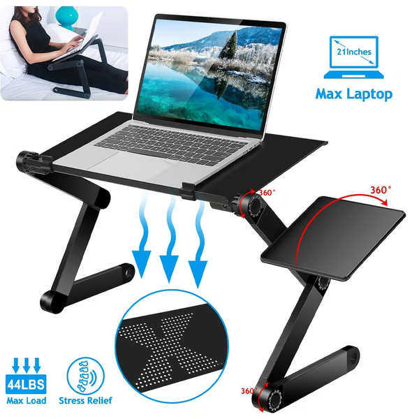 Lisslune | 360° Ergonomic Laptop Stand – FlexStand