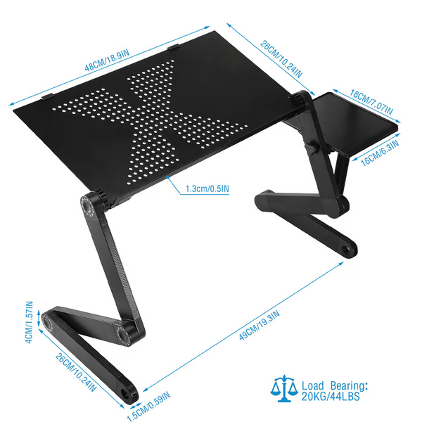 Lisslune | 360° Ergonomic Laptop Stand – FlexStand
