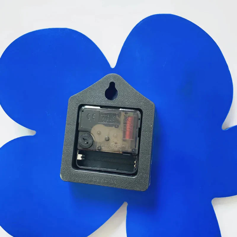 Lisslune | Small Blue Geometric Wall Clock
