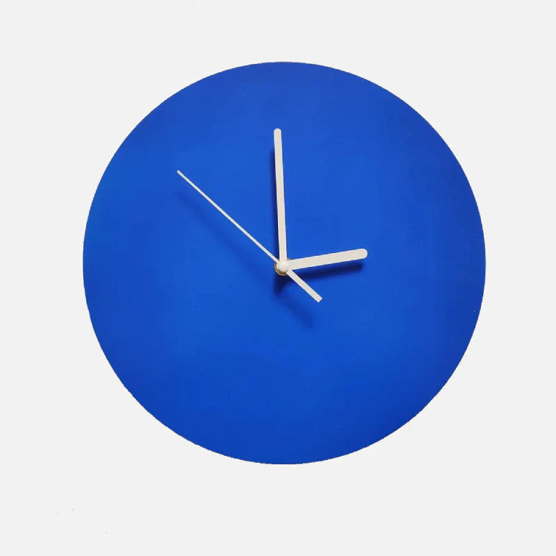 Lisslune | Small Blue Geometric Wall Clock