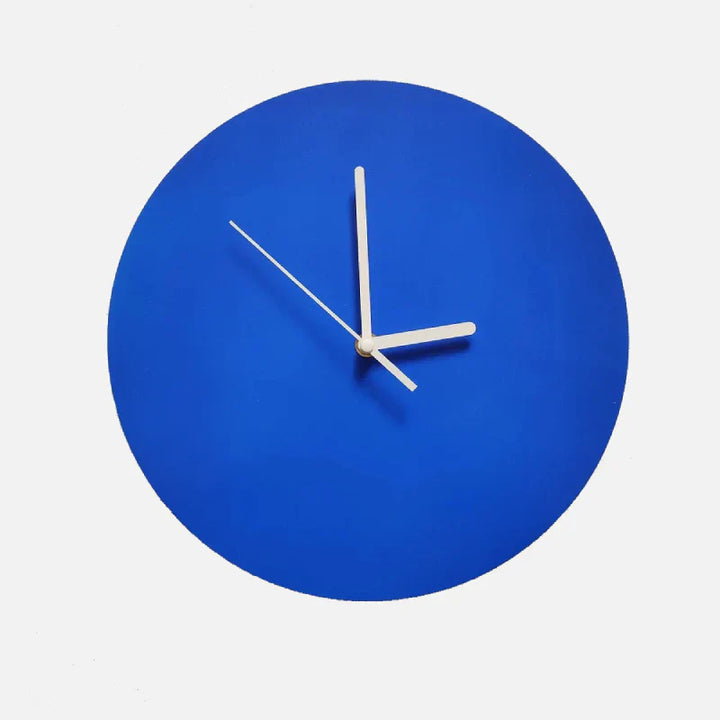 Lisslune | Small Blue Geometric Wall Clock