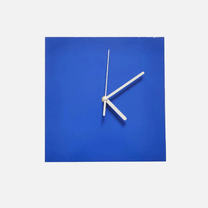 Lisslune | Small Blue Geometric Wall Clock