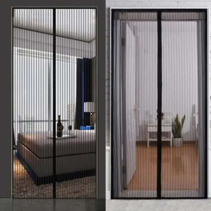 Lisslune | InsectGuard Magnetic Mesh Door | Heavy-Duty, Tear-Resistant & Hands-Free Access for Summer Airflow