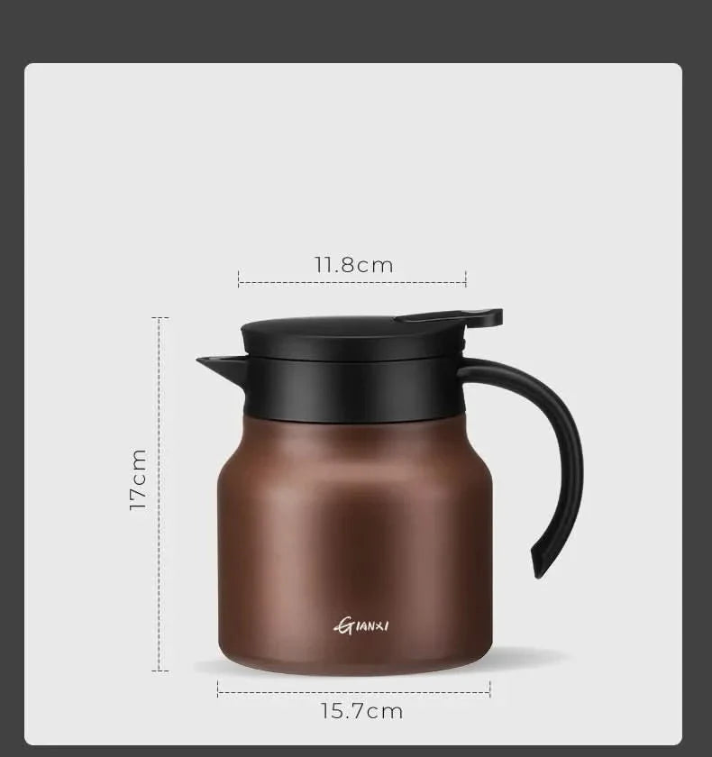 Lisslune | Insulated Teapot with Infuser – 800ml Stainless Steel