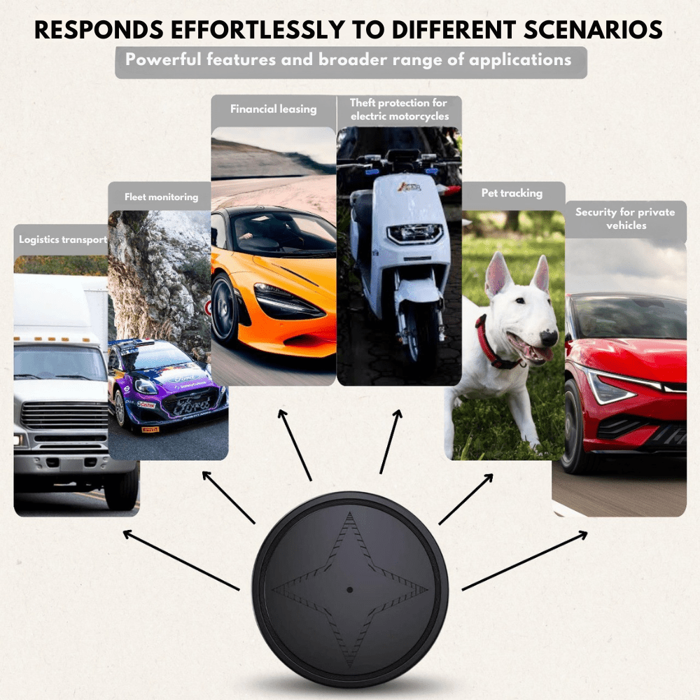 Lisslune | TRACELOCK – Compact GPS Tracker with Magnetic Mount & Long Battery Life