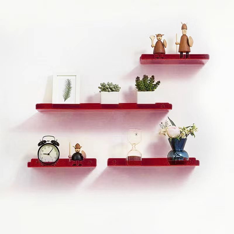 Lisslune | Invisible colored wall-mounted floating shelves