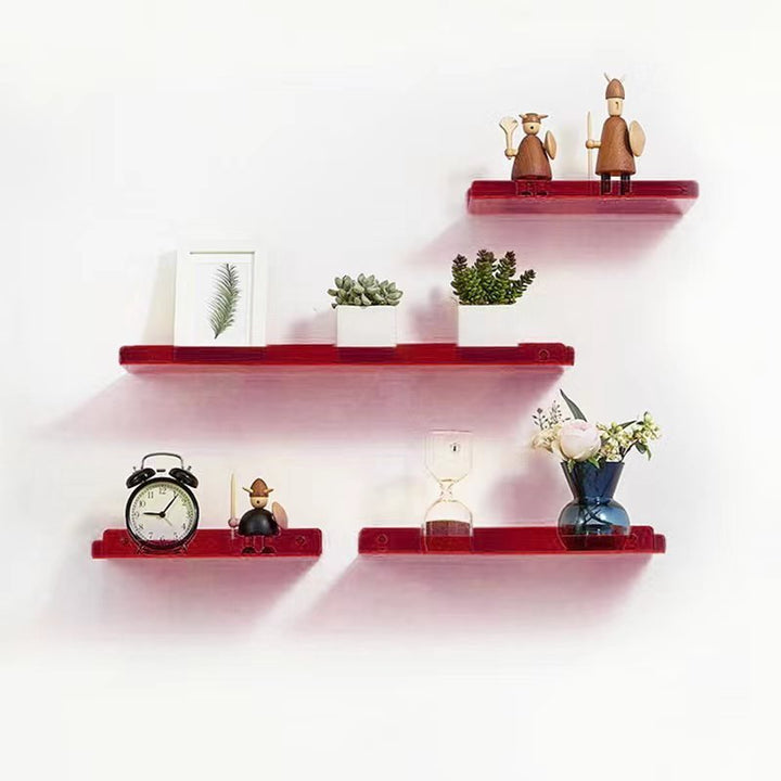 Lisslune | Invisible colored wall-mounted floating shelves