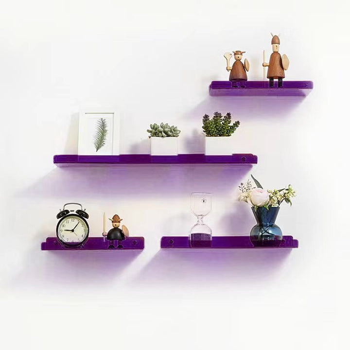 Lisslune | Invisible colored wall-mounted floating shelves