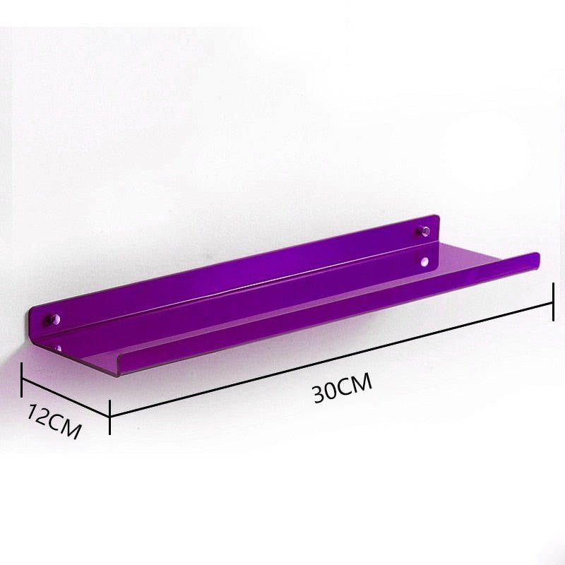 Lisslune | Invisible colored wall-mounted floating shelves