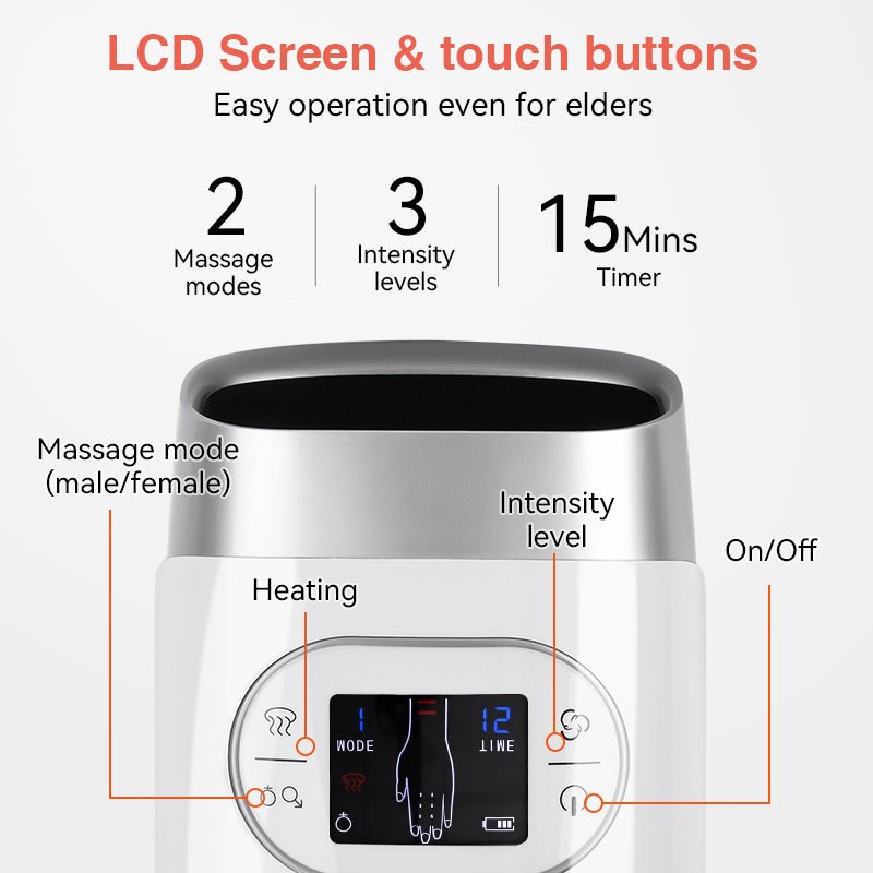 Lisslune | Electric Hand Massager with Compression – Relief for Arthritis & Hand Pain