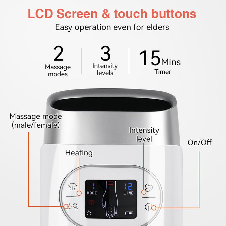 Lisslune | Electric Hand Massager with Compression – Relief for Arthritis & Hand Pain