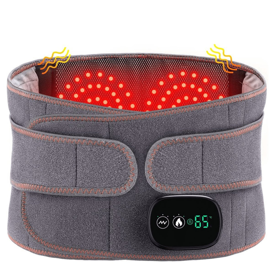 Lisslune | Warming Lumbar Support Band with Massage Function – Wireless & Adjustable Heat