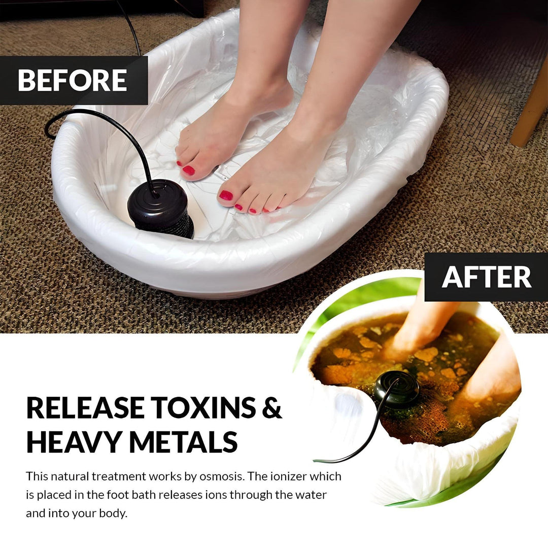 Lisslune | Ionic Detox Foot Spa | Professional-Grade, Energy Boosting & Deep Cleanse for Home Use