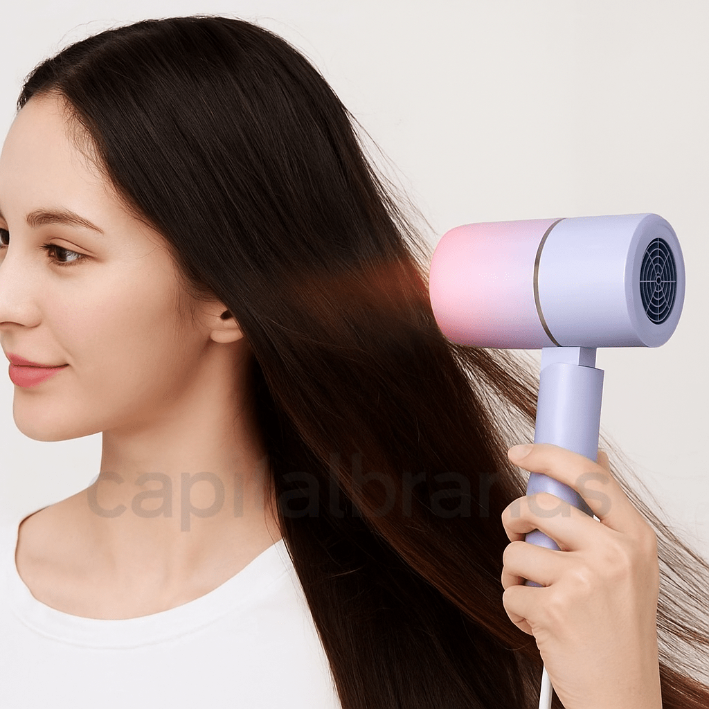 Lisslune | Iondry – Foldable Hair Dryer with Ionic Technology for Smooth & Shiny Hair
